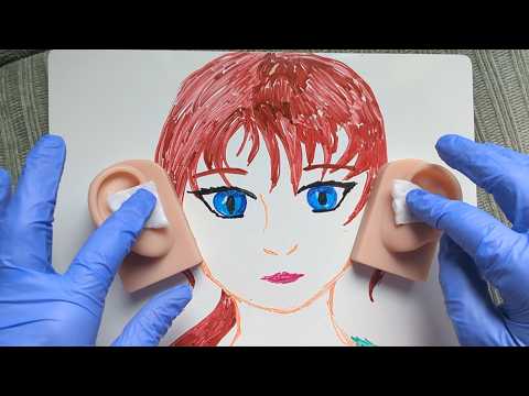 ASMR - Ear Cleaning Soak and Picking - Gloves, Soft Spoken