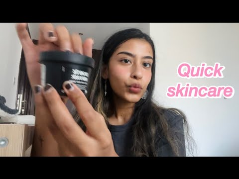 ASMR | Doing Your Skincare FAST 