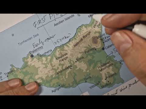 ASMR : All about SICILY - Stats, Facts and History | ASMR map analysis | ASMR whispers & soft spoken