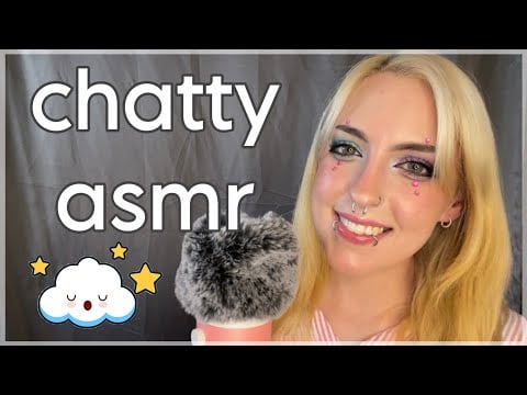 ASMR Chatting Til You Fall Asleep ~ up close, ear to ear whispers