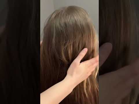 ASMR Hair Pull Head Massage #asmrmassage #asmrvideos #oddlysatisfying #tingles