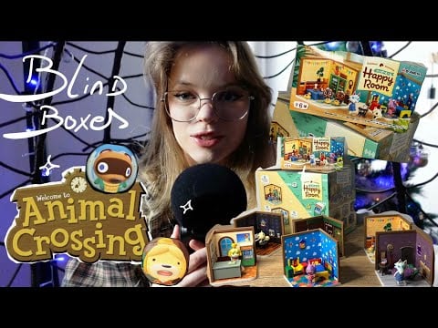 asmr unboxing ♡Animal Crossing Happy Room blind boxes