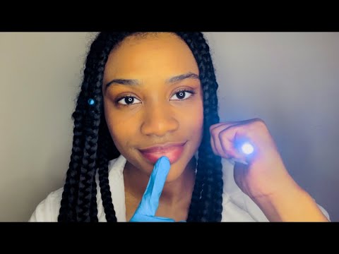 ASMR | SILENT EYE EXAM (no talking, light, glove sounds)