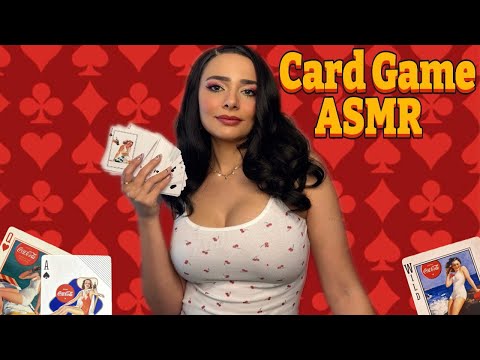 ASMR Play Cards With Me [Pig’s Tail] (Soft Spoken + Card Sounds)
