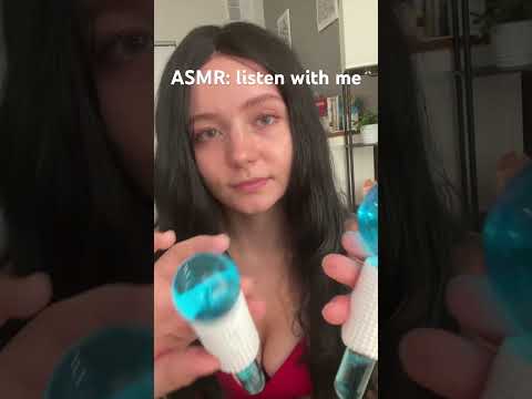listen with me 🤍#asmr #girlfriendasmr #waterasmr #cozyasmr #whisper