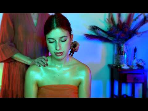 ASMR Binaural Persona Reale  PULIZIA ENERGETICA | BRUSHING HAIR e SCALP MASSAGE |MASSAGGIO RILASSANT