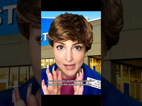 asmr sassy southern walmart lady  #asmr