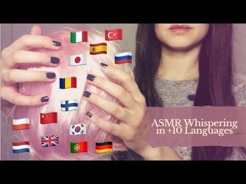 ASMR Whispering in +10 Languages 🌙 Scalp Massage