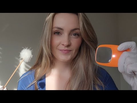 ASMR 1 Minute Cranial Nerve Exam, Eye Exam, Nose Piercing, Barbershop, Haircut, TSA Pat Down