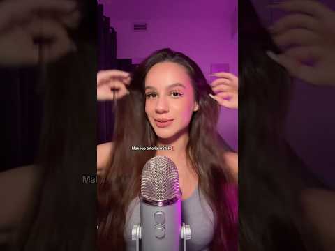 Makeup tutorial ASMR 💄 2 min video 🌸❤️ #asmr #asmrsounds #asmrvideo #sleep #tingles