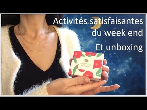 ASMR * Happiness Boutique et activités satisfaisantes du week end