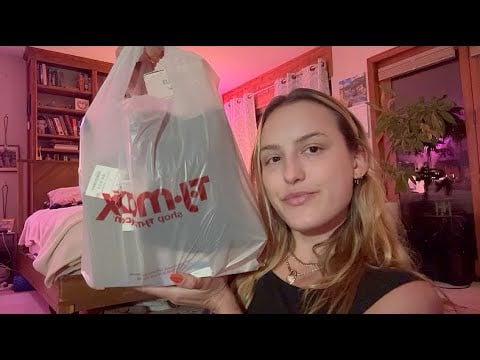 🛍️ Whispered TJMaxx Haul ASMR✨