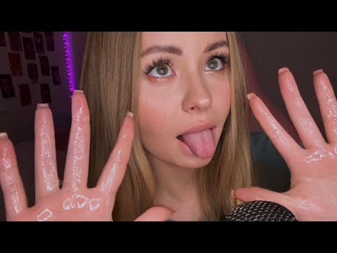 ASMR Dry & Sticky / Wet Hand sounds