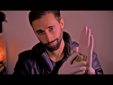 ASMR Latex Gloves🧤 Winter Coat Sounds🧥