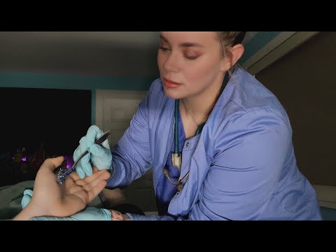 ASMR Home Care Nurse Examines You | Real Person, Skin Exam, Sensation Testing, Cranial Nerve