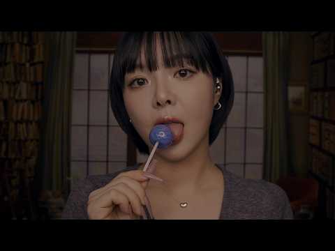 ASMR Gourmet Lollipop Mouth Sounds 🍭 Wet & Sweet