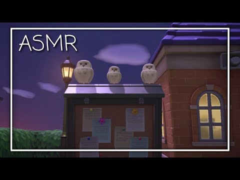 ASMR || Animal Crossing Ambience: Owl & Nature Sounds 🦉🏝️ (No music)