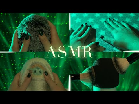 ASMR Most Relaxing Triggers With No Talking | Fluffy Mic Scratching, Mic Brushing, Fabric Scratching