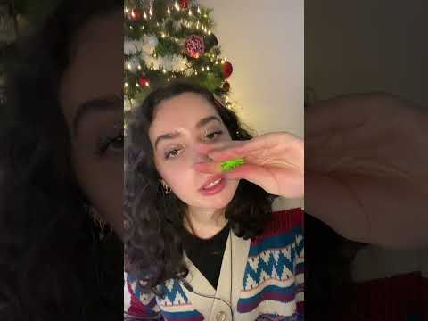 🌙 ASMR FRANÇAIS : OUVERTURE CALENDRIER DE L'AVENT 2024 🎁 (16/24) #asmr #relax #shorts #short