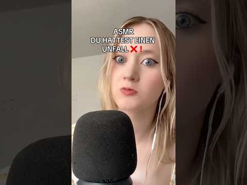 ASMR du hattest einen UNFALL!! #asmr #mouthwhisper #fabricscratching #tingles