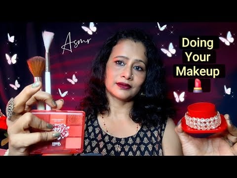 Bangla ASMR Doing Your Party Makeup ✨ Soft Spoken Makeup Roleplay for Relaxation & Sleep