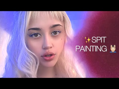 ASMR/ spit PAINTING - lento ..relajante 🫧