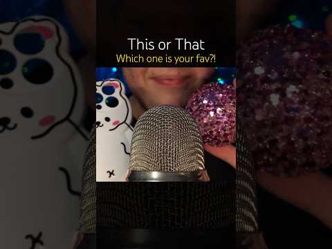 This or That - Which one is your fav?! 🤍 #asmr