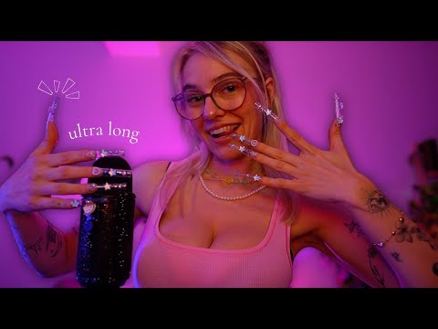 Extra LONG NAIL ASMR for DEEPEST Sleep