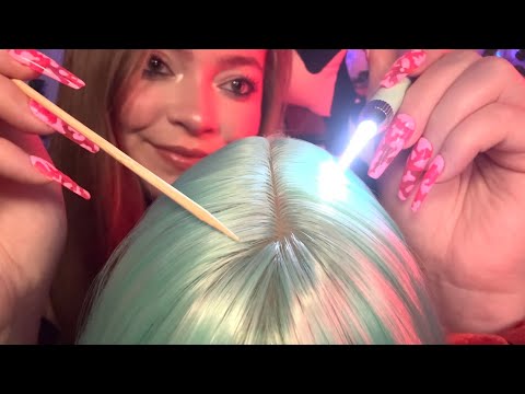 ASMR Scalp Check For Intense Tingles & Sleep 