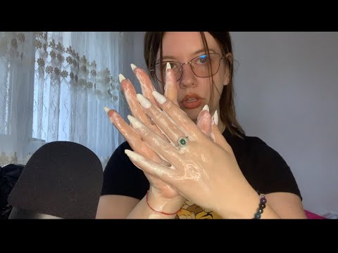 ASMR | Sticky Cream Hand Lotion Sounds ✨♥️🤯