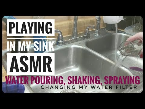 Playing in My Sink-Water Sounds ASMR || Lo Fi Friday