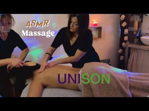 ASMR Massage Unisson - Soin relaxant offert pour un enterrement de vie de jeune fille I Scalp