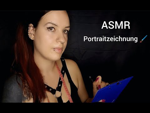 Ich zeichne dich🖊️| Gesicht Messen | ASMR | Zeichengeräusche