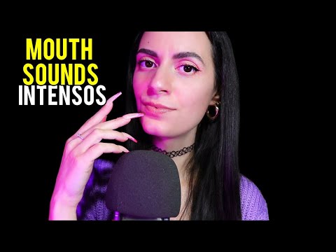 ASMR español MOUTH SOUNDS para Dormir (+Susurros, Tocando tu cara, Soplidos)