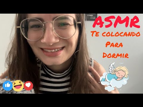 ASMR Caseiro te colocando para dormir #asmr #relaxar