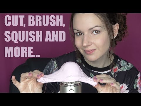 ASMR Satisfying Slime - Poking, Cutting - Minimal Talking