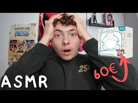 ASMR FR: Ma plus grosse ouverture Pokémon (etb Ronflex)