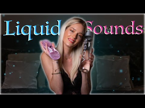 ASMR LIQUID Sounds💧💦 to help you TINGLE!!💥💯 (deutsch German) Subtitles!