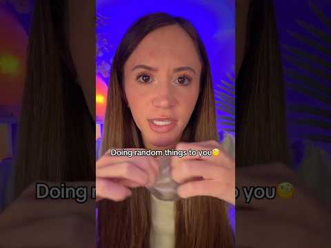 Doing random things to your face..