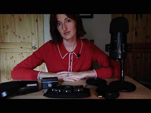 ASMR my microphone collection (soft spoken, show & tell) RODE, Shure & more
