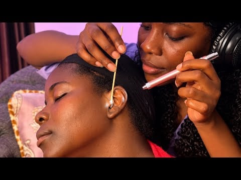 ASMR ✨DEEP EAR CLEANING PIMPLE NITPICKING, EAR EATING WHISPERING FOR INSTANT SLEEP, SPIT PAINTING