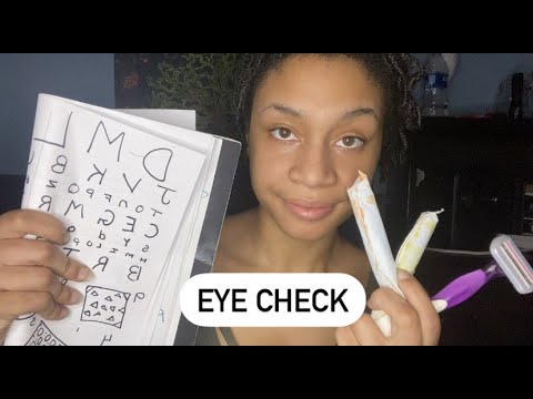 ASMR - Tampon eye check (Bridgett)