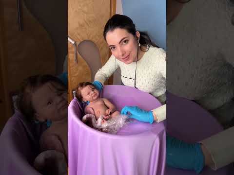 Parto empelicado ( estourando a bolsa amniótica ) bebê reborn #shorts