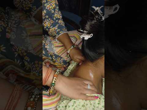 Neck massage asmr | moisturizer application| 😴