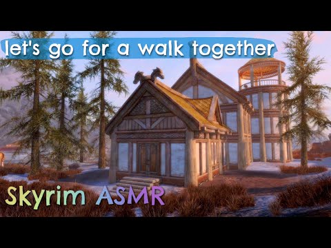 ASMR 😴 EXTREME cupped whispering in Skyrim ❄️ Soft ambiance & music