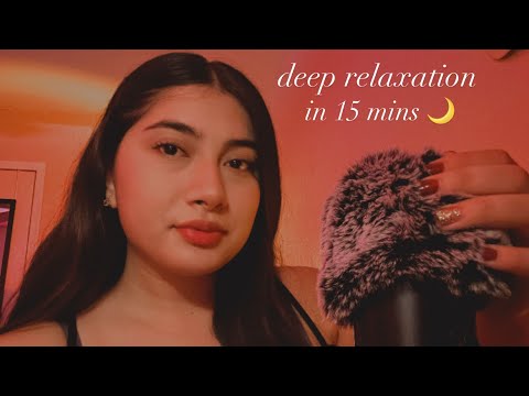 ASMR | deep relaxation in 15 mins 🌙🧘‍♀️