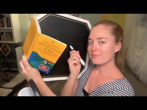 ASMR | Ich lese dir das Vorwort von "Cafe am rande der Welt" vor und schreibe Wörter an die Tafel ✍️
