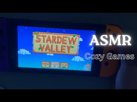 ASMR get cozy & play Stardew Valley with me😴