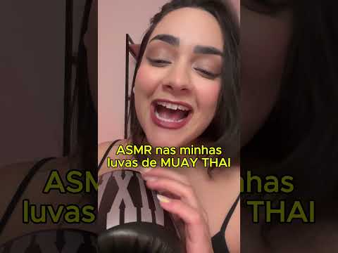 ASMR Luvas de Muay Thai 🥊 (Sons de Couro e Tapping Perfeito)