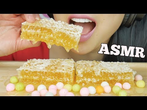 ASMR HONEYCOMB + POP ROCKS (SOFT STICKY CRACKLING POPPING EATING SOUNDS) NO TALKING | SAS-ASMR